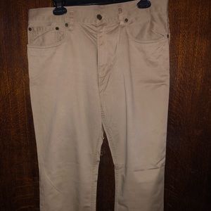 Polo straight leg khakis 33/30